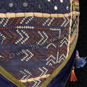 Midnight tasseled hip scarf from The Nawaar Marketplace at www.TribeNawaar.com (detail)