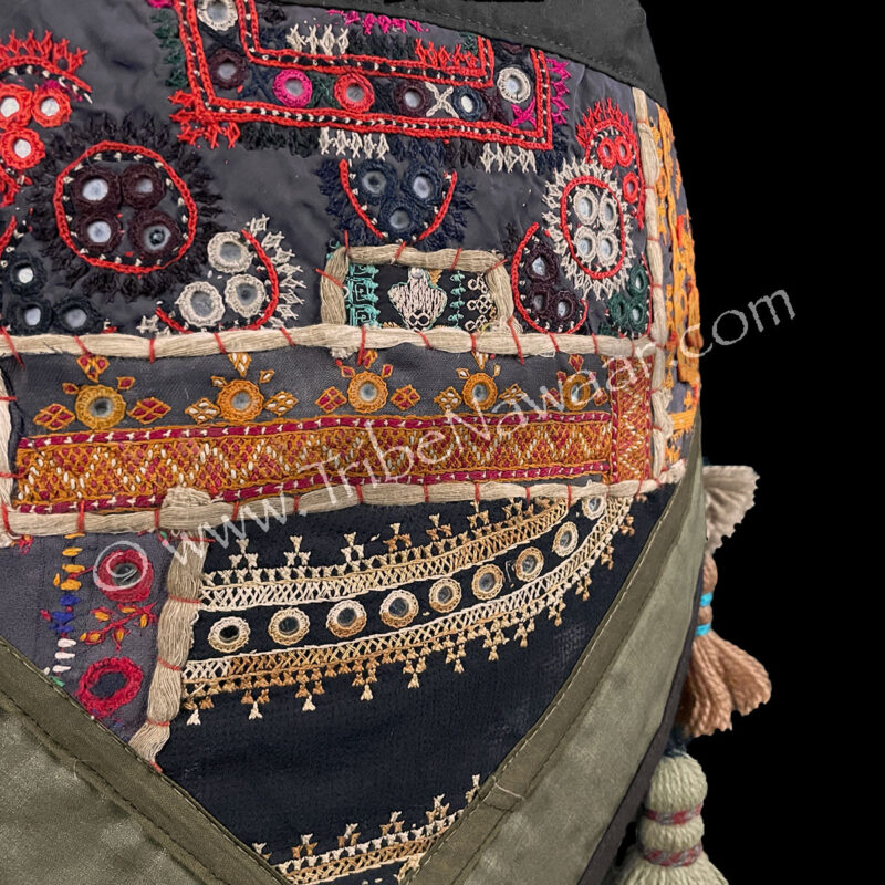Sage Tasseled Hip Scarf
