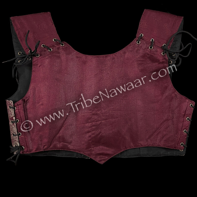 Burgundy Bliss Corseted Bodice, Large