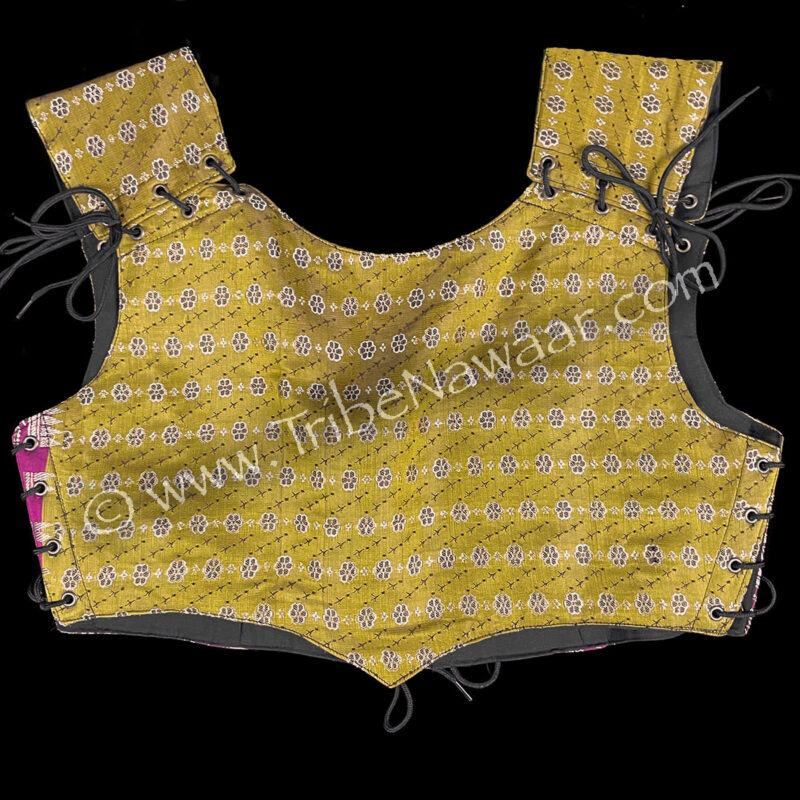 Charming Chartreuse Corseted Bodice #2, XL