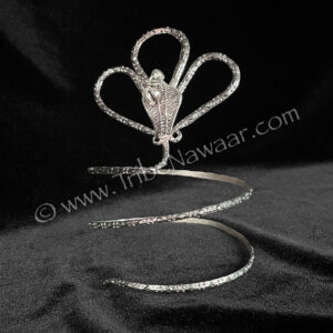 Silver Cobra Wrapped Armband