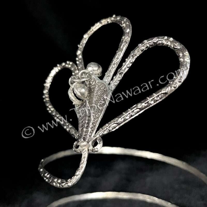 Silver Cobra Wrapped Armband