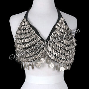 Cowrie, Bell & Coin Belly Dance Bra