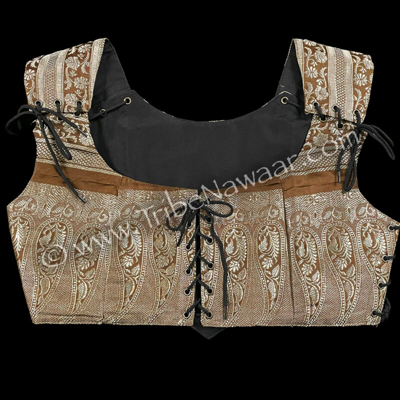 Earthen Bronze Corseted Bodice #3, Large