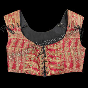 Gilded Crimson Corseted Bodice #4, XXL