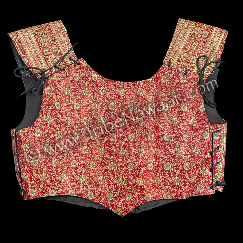 Gilded Crimson Corseted Bodice #1, XXL
