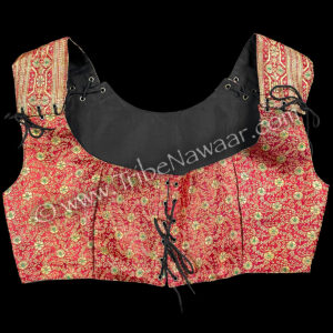 Gilded Crimson Corseted Bodice #5, XXL