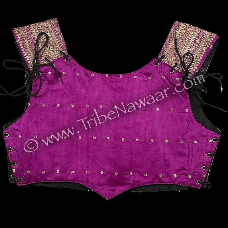 Magnificent Magenta Corseted Bodice #3, Large