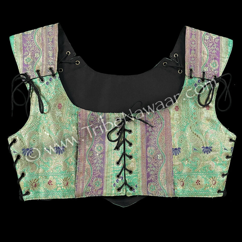Gilded Mint Corseted Bodice #1, Large