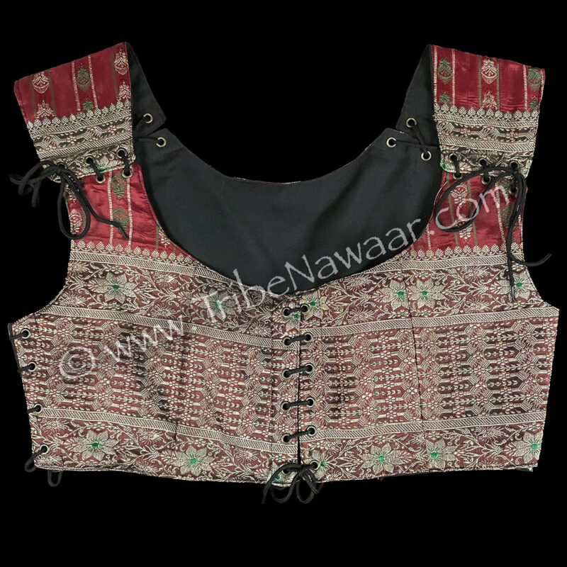 Protectorate Red Corseted Bodice #2, XL