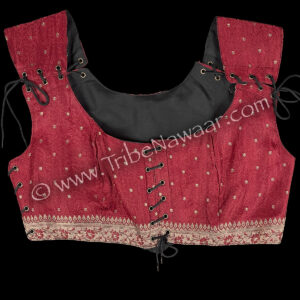 Regal Red Corseted Bodice, XL