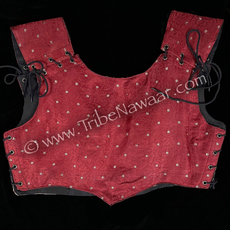 Regal Red Corseted Bodice, XL