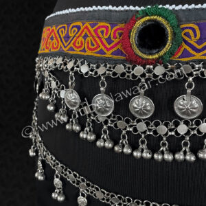 Draped Kuchi jeweled belt #2 for all forms of belly dance including ATS, FCBDstyle, tribal fusion & folkloric styles from The Nawaar Marketplace at www.TribeNawaar.com (detail)