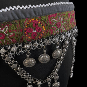 Gota Kuchi jeweled belt #9 for all forms of belly dance including ATS, FCBDstyle, tribal fusion & folkloric styles from The Nawaar Marketplace at www.TribeNawaar.com (detail)