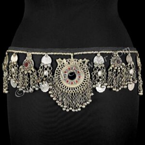 Kuchi Pendant Jeweled Belt (Consignment tibog1-6)