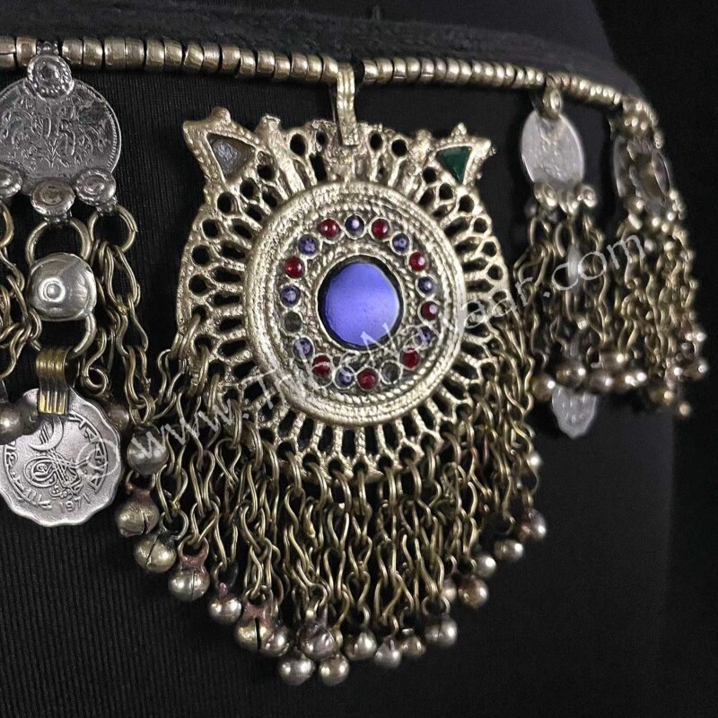 Kuchi Pendant Jeweled Belt (Consignment tibog1-6)