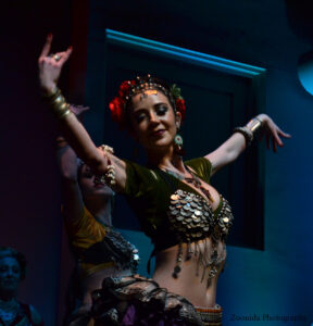 Karina Pinzón of The Nawaar Dance Company, Student Troupe Member since 2026 performing at Nawaar & Friends Recital in Boulder, CO