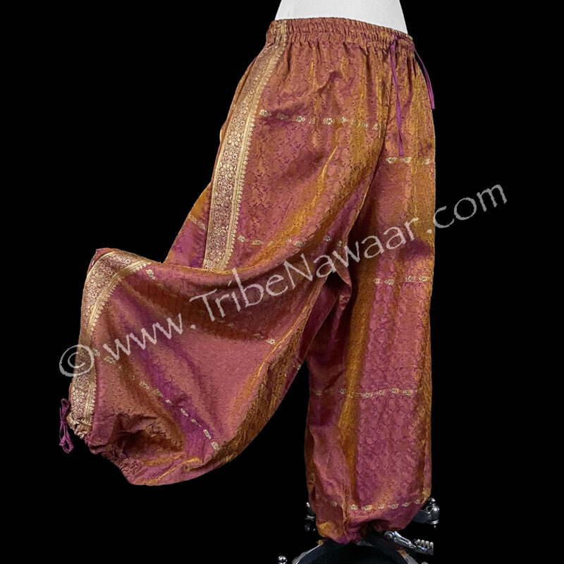 Iridescent Copper & Magenta Sariloons