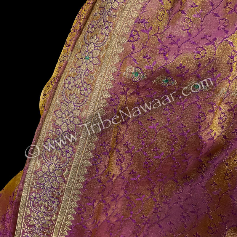 Iridescent Copper & Magenta Sariloons