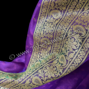 Iridescent Violet Sariloons - eco chic upcycled belly dance pants (aka pantaloons or harem pants) available at the Nawaar Marketplace at www.TribeNawaar.com (detail)