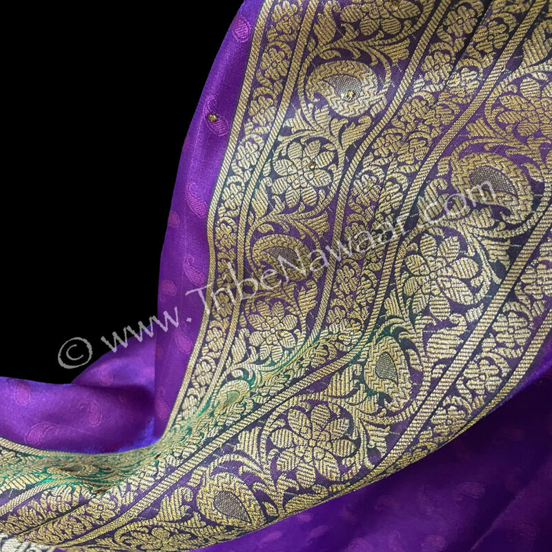 Iridescent Violet Sariloons