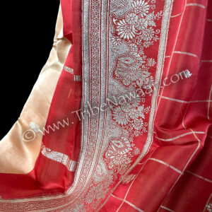 Sparkling Blush Sariloons - eco chic upcycled belly dance pants (aka pantaloons or harem pants) available at the Nawaar Marketplace at www.TribeNawaar.com (detail)