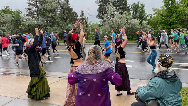 Belly Dance Hill at the 2025 Bolder Boulder 10k