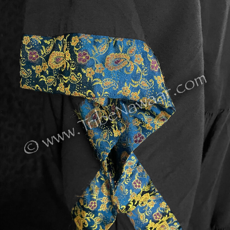 Blue Paisley Spinning Skirt (Consignment chcrai2-21)