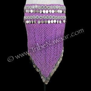 Lavender & Silver Athena Hip Scarf (Consignment lunor1-74)