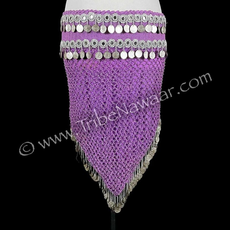 Lavender & Silver Athena Hip Scarf (Consignment lunor1-74)