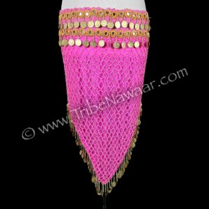 Pink & Gold Athena Hip Scarf (Consignment lunor1-75)