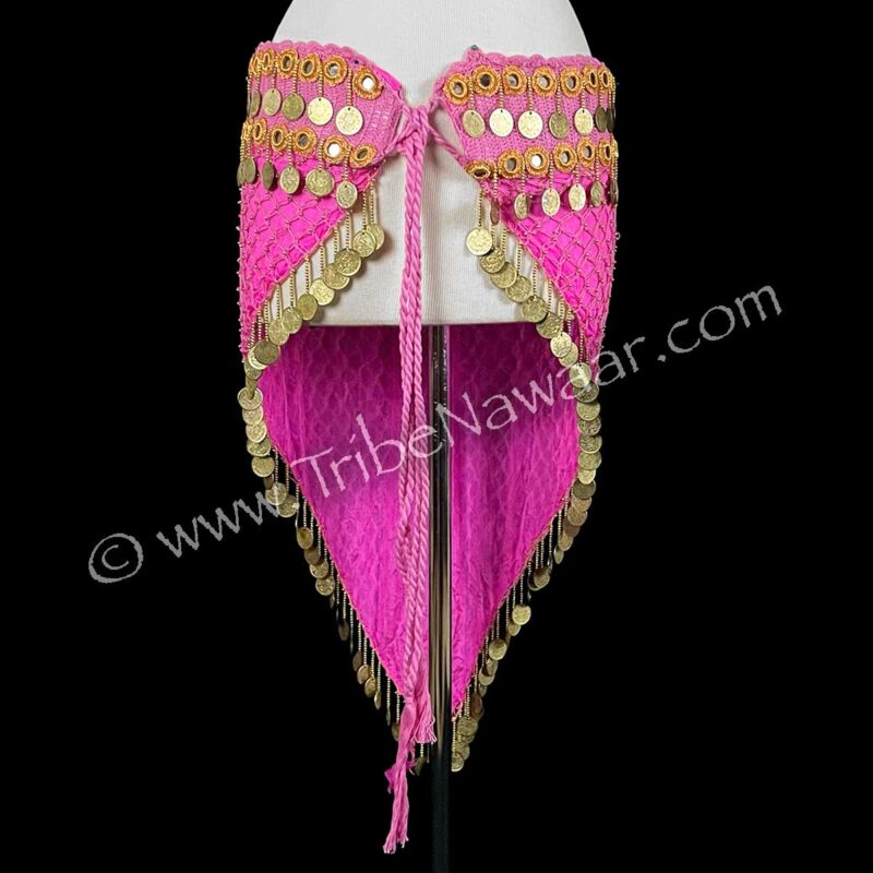 Pink & Gold Athena Hip Scarf (Consignment lunor1-75)