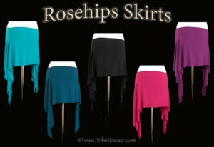 Fusion Belly Dance Skirts -Rosehips Skirts from Rose Harden of San Francisco available from the Nawaar Marketplace at www.TribeNawaar.com