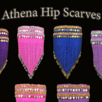 Athena Belly Dance Hip Scarves available on consignment from The Nawaar Marketplace at www.TribeNawaar.com