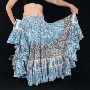Patterned Paisley 25 Yard Skirt (Consignment emmull1-1)