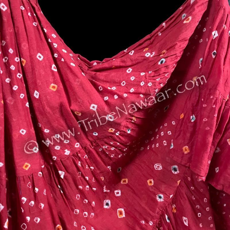 Red Jaipur Skirt (Consignment mfri4-27)