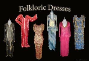 Belly dance folkloric dresses from The Nawaar Marketplace at www.TribeNawaar.com