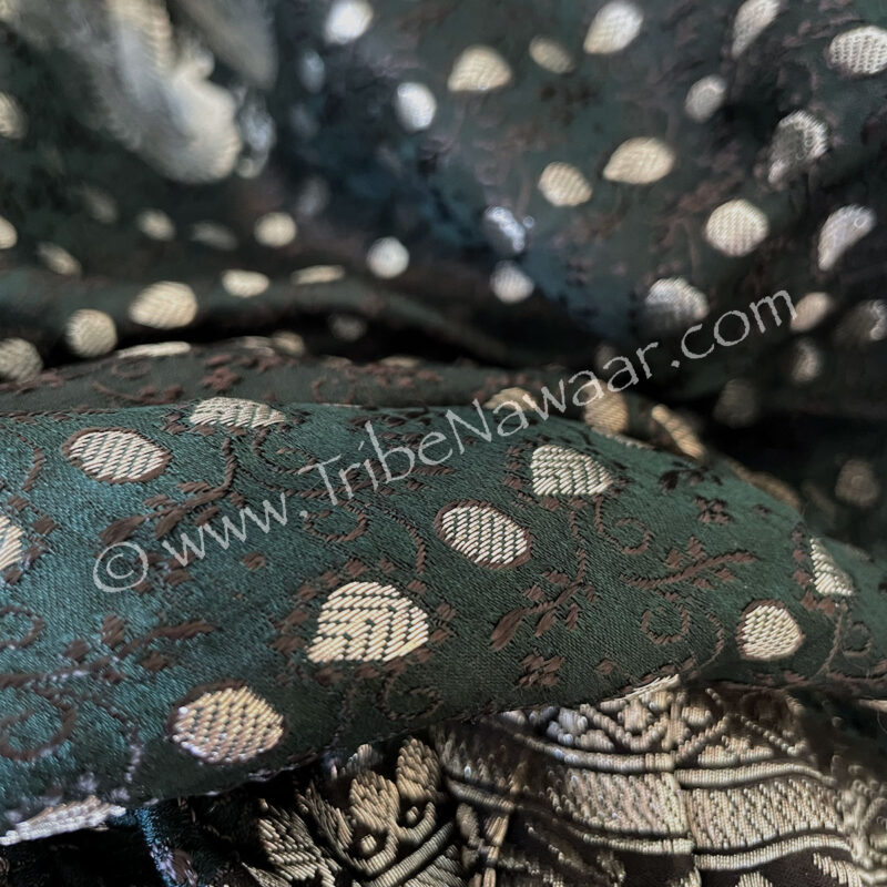 Midnight Garden Sari Saloon Skirt (Consignment olnat4-13)