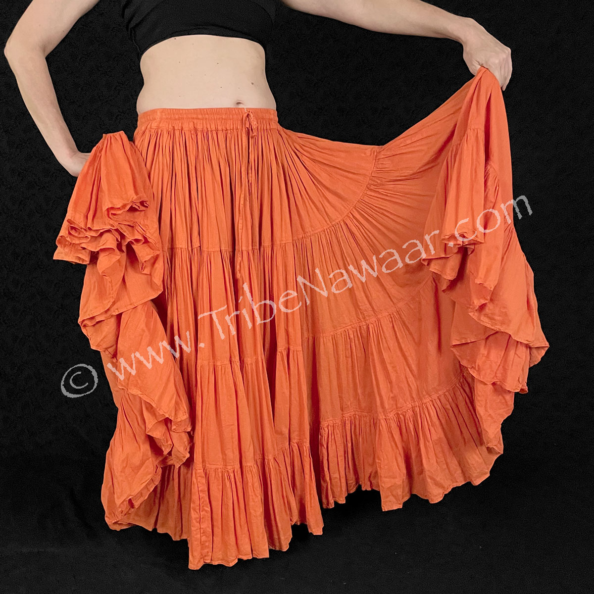 Orange 25 Yard Skirt (Consignment mawulf1-3)