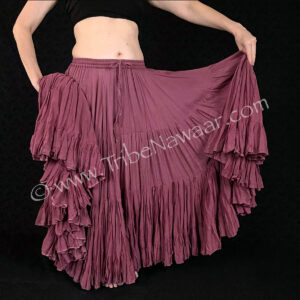 Dusty Maroon 25 Yard Skirt (Consignment xiad2-28)