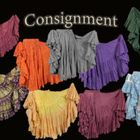 New belly dance consignment costume available on consignment for July 2026 available from the Nawaar Marketplace at www.TribeNawaar.com