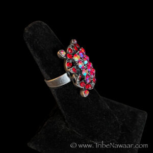 Ruby Sparkle Ring available on consignment from the Nawaar Marketplace at TribeNawaar.com (side view)