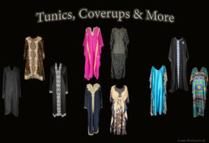 Tunics, coverups and more- new consignmnents available from Nawaar Marketplace at www.TribeNawaar.com