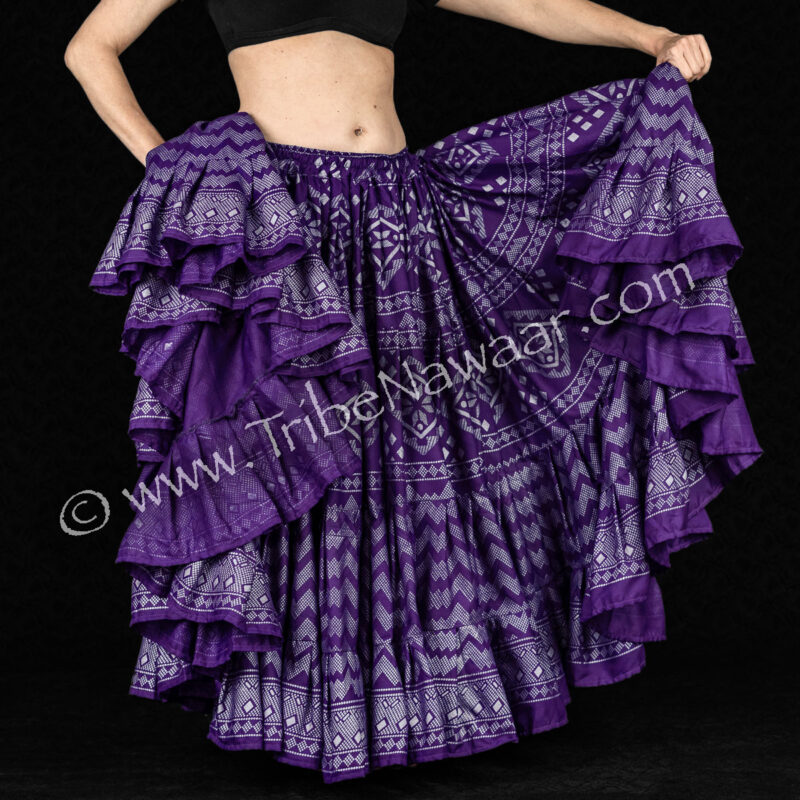 Amethyst & Silver Assuit Skirt