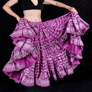 Vibrant Fuchsia Assuit Skirt