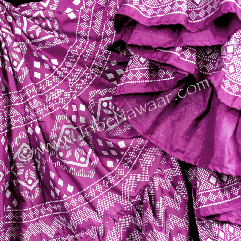 Vibrant Fuchsia Assuit Skirt