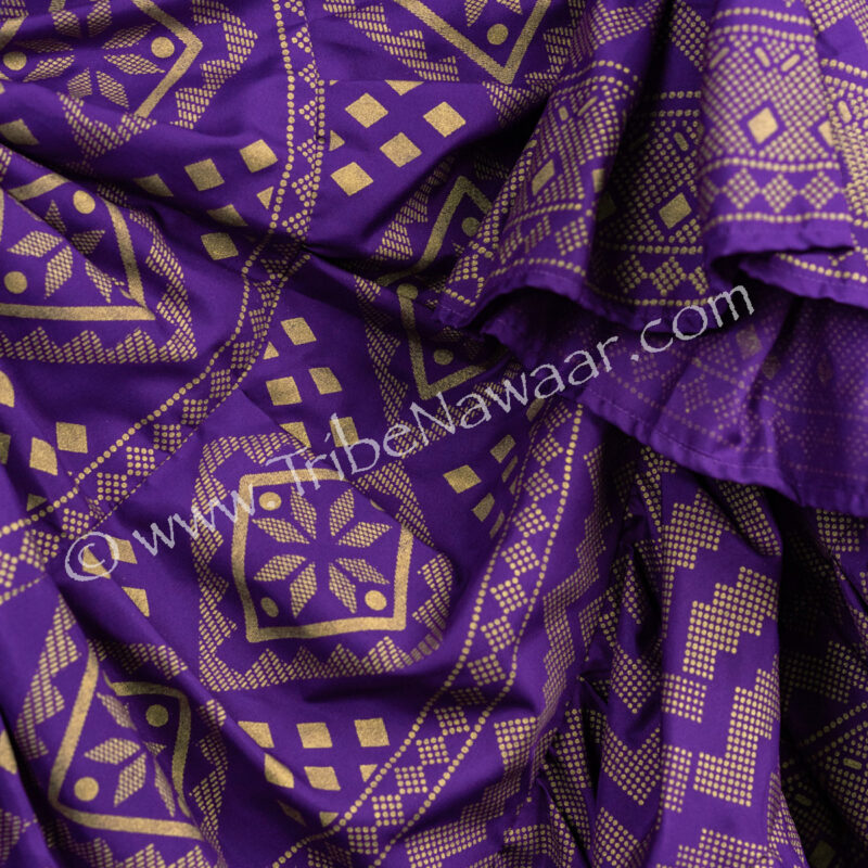 Violet & Gold Assuit Skirt