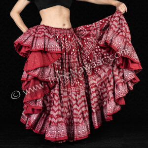Ruby Red Assuit Skirt