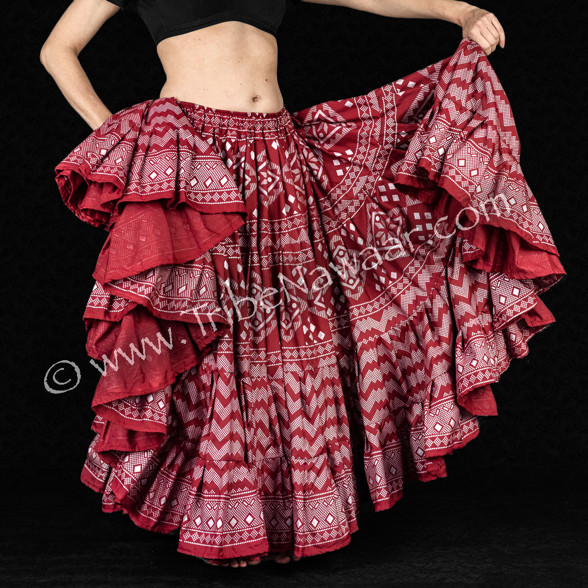 Ruby Red Assuit Skirt