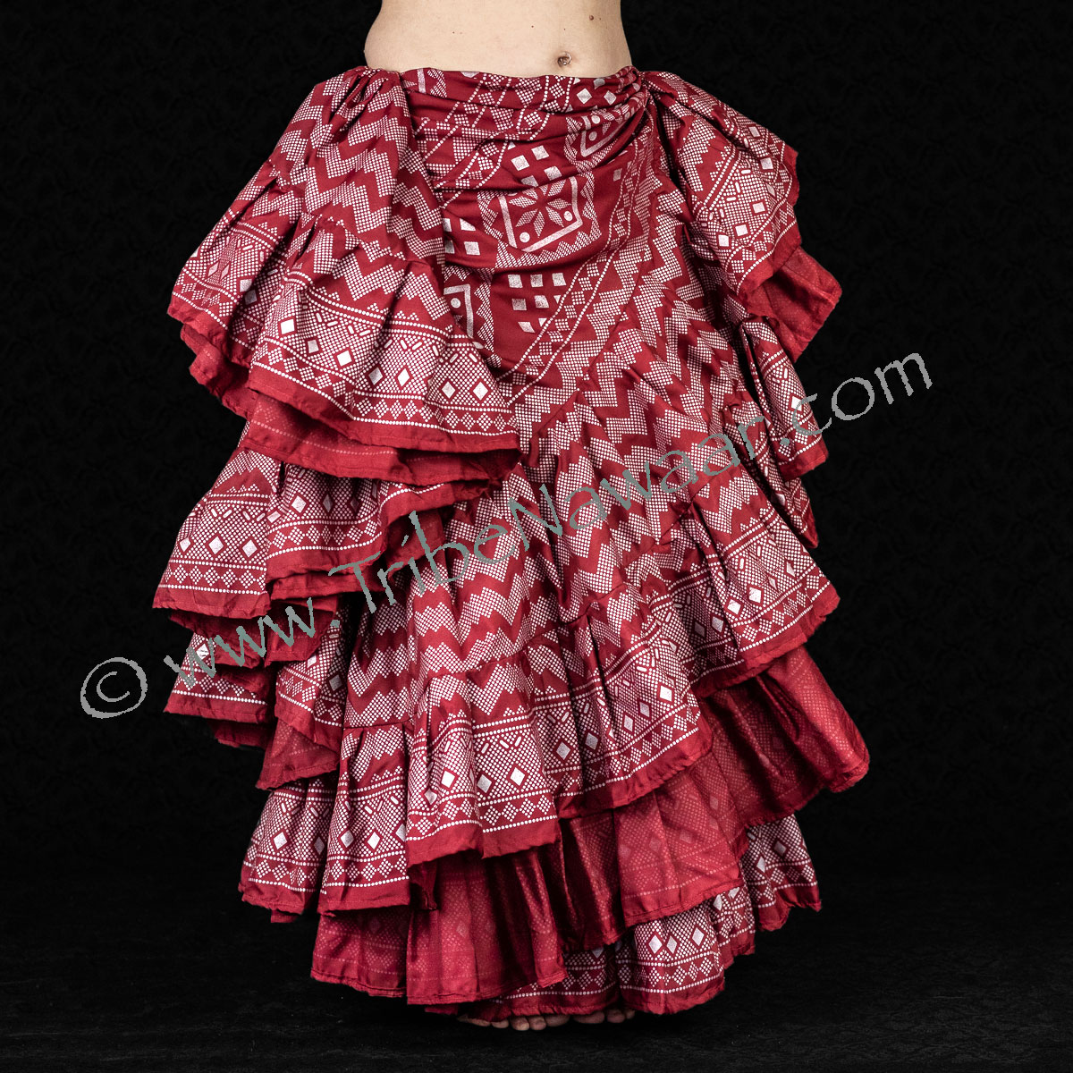 Ruby Red Assuit Skirt